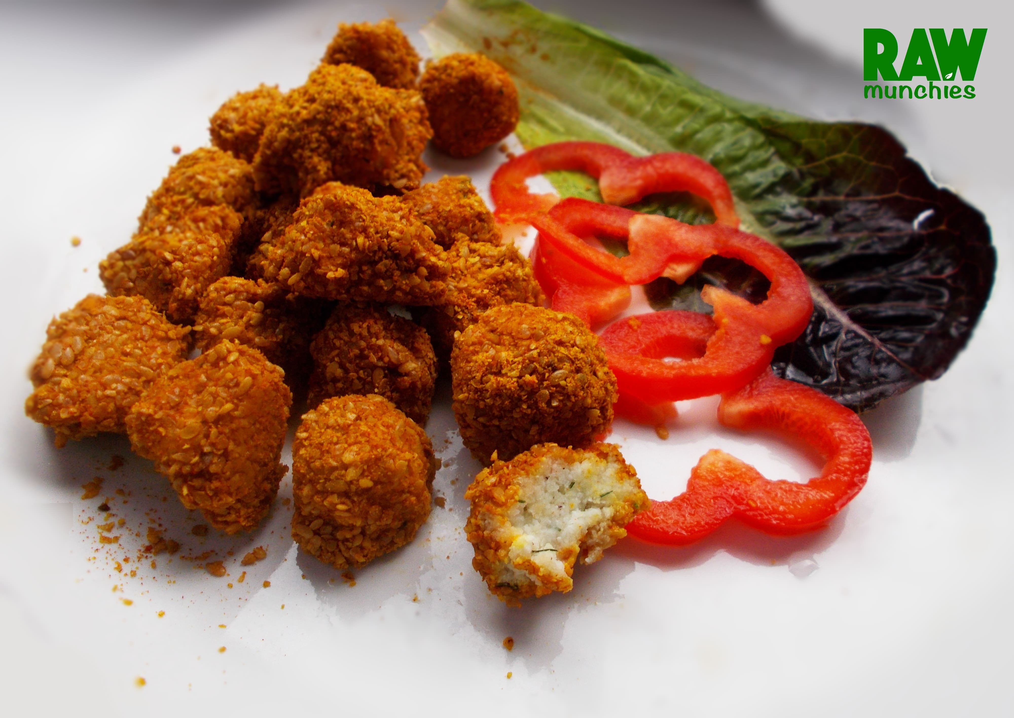 Raw Vegan Cauliflower Balls