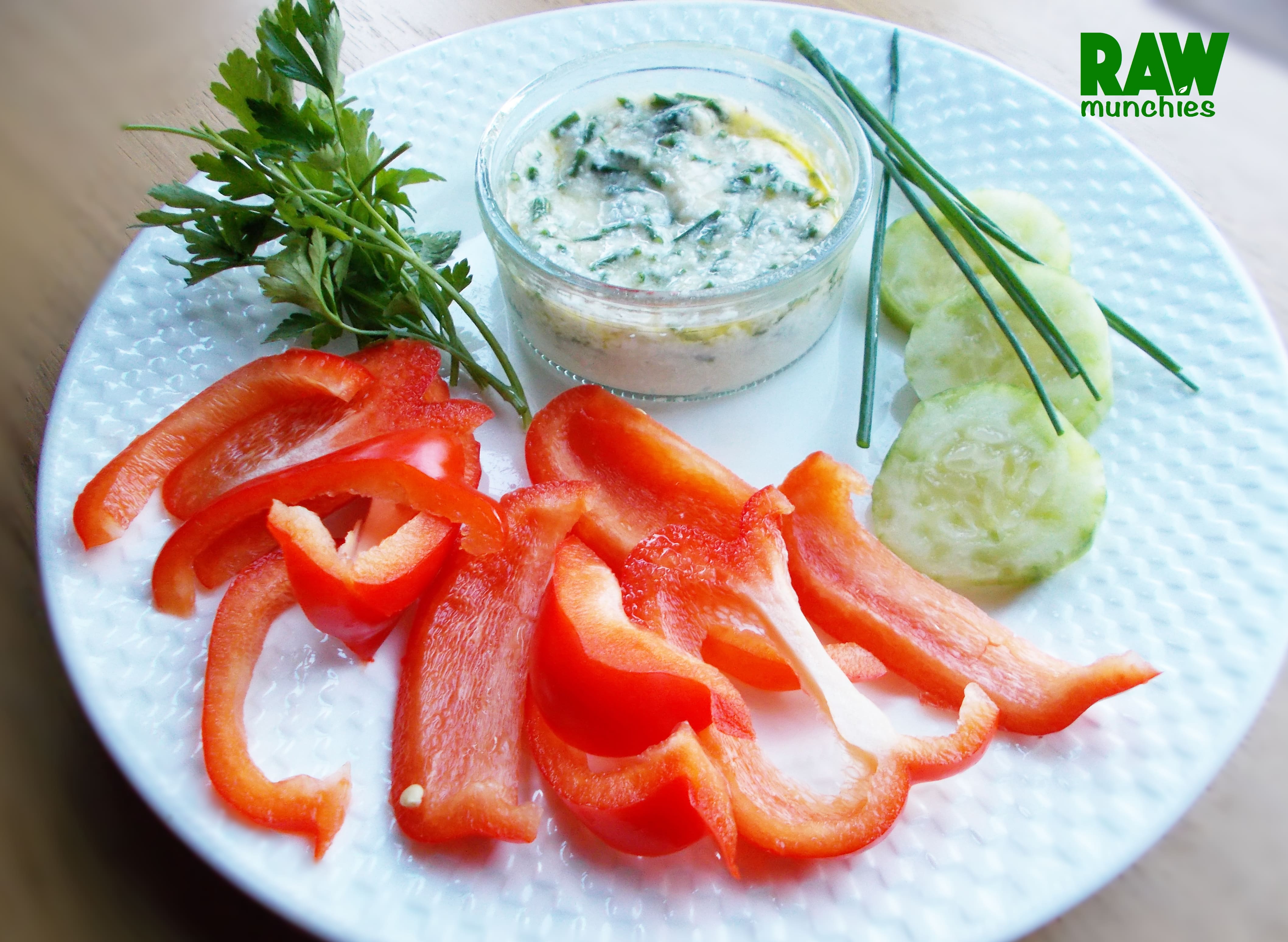 Raw Vegan Coconut and Chives “Yogurt”