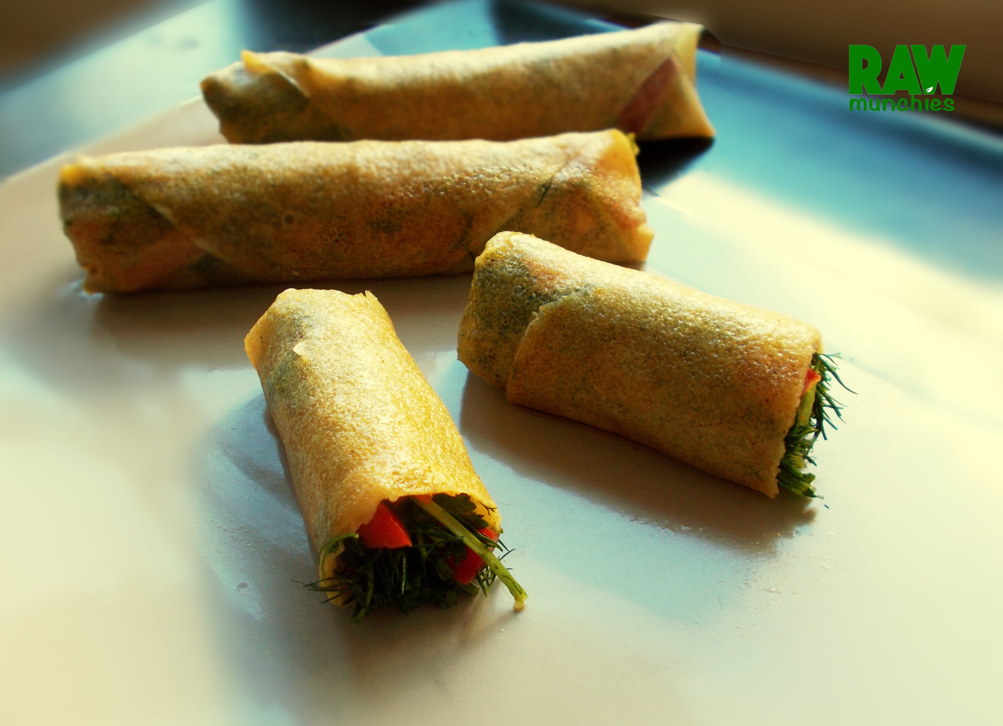 Raw Vegan  Spring Rolls – The Coconut Way!