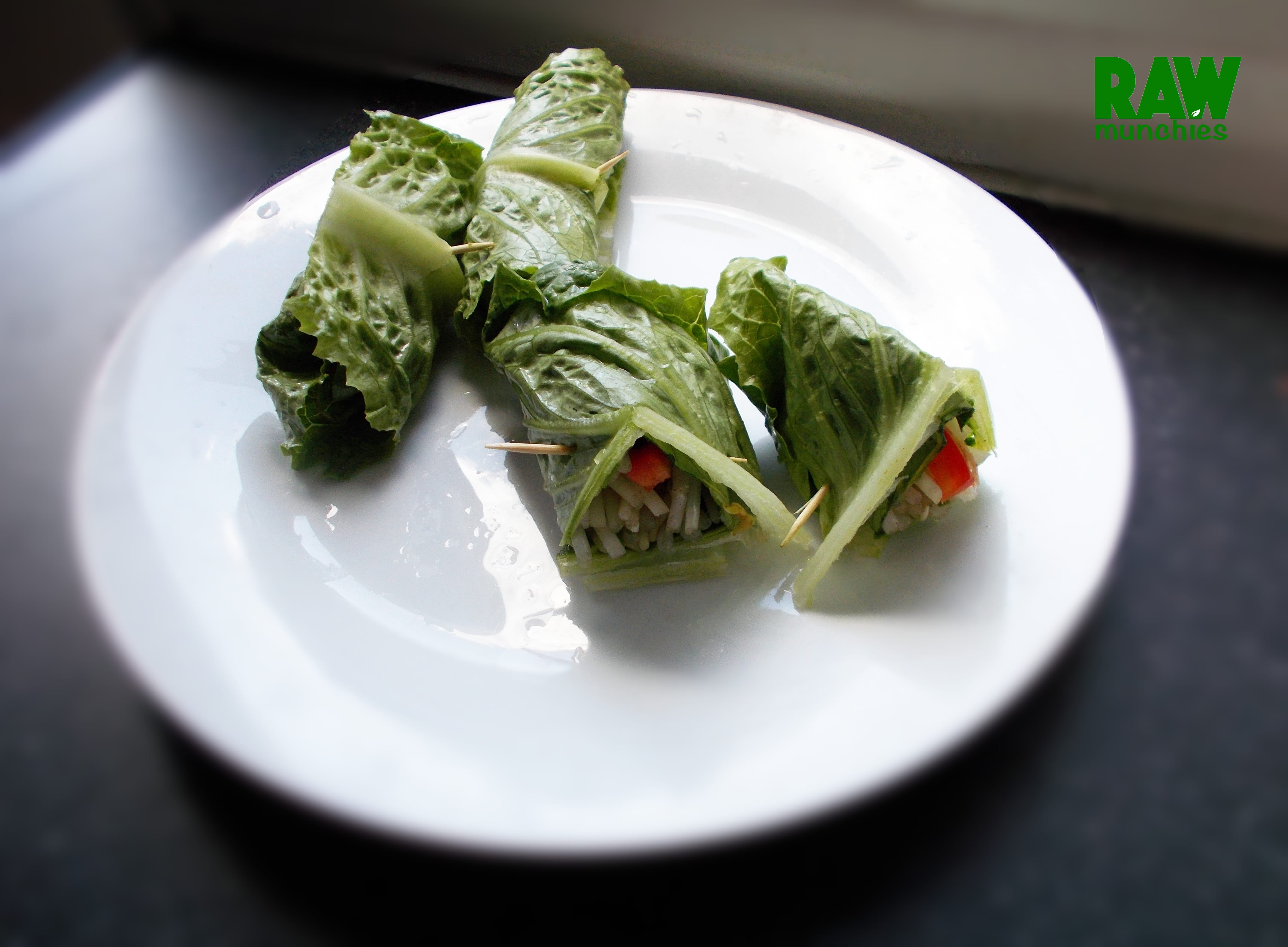 Raw Vegan Lettuce Rolls