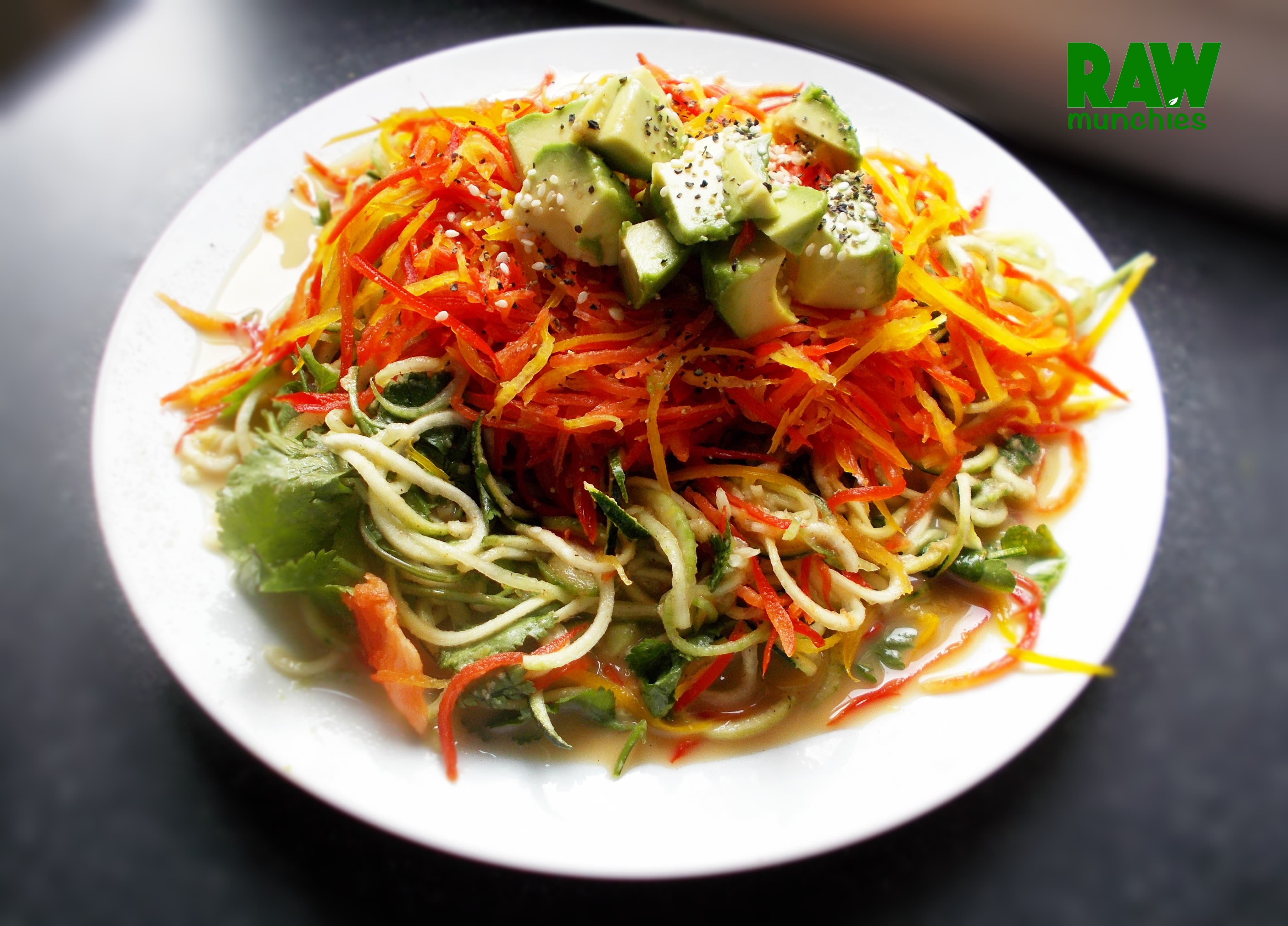 Raw Vegan Zucchini Pad Thai