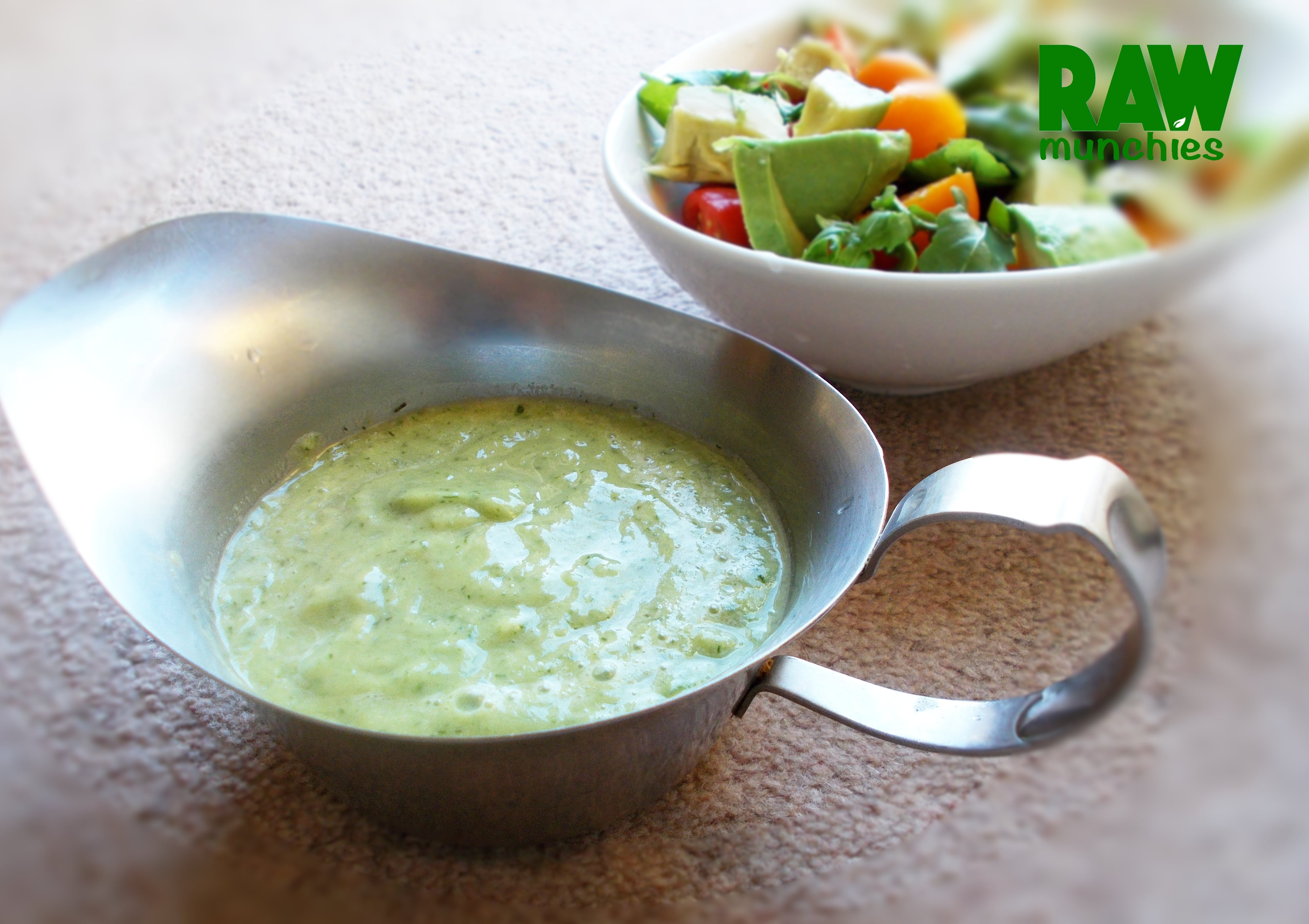 Raw Vegan Avocado Cucumber Dressing