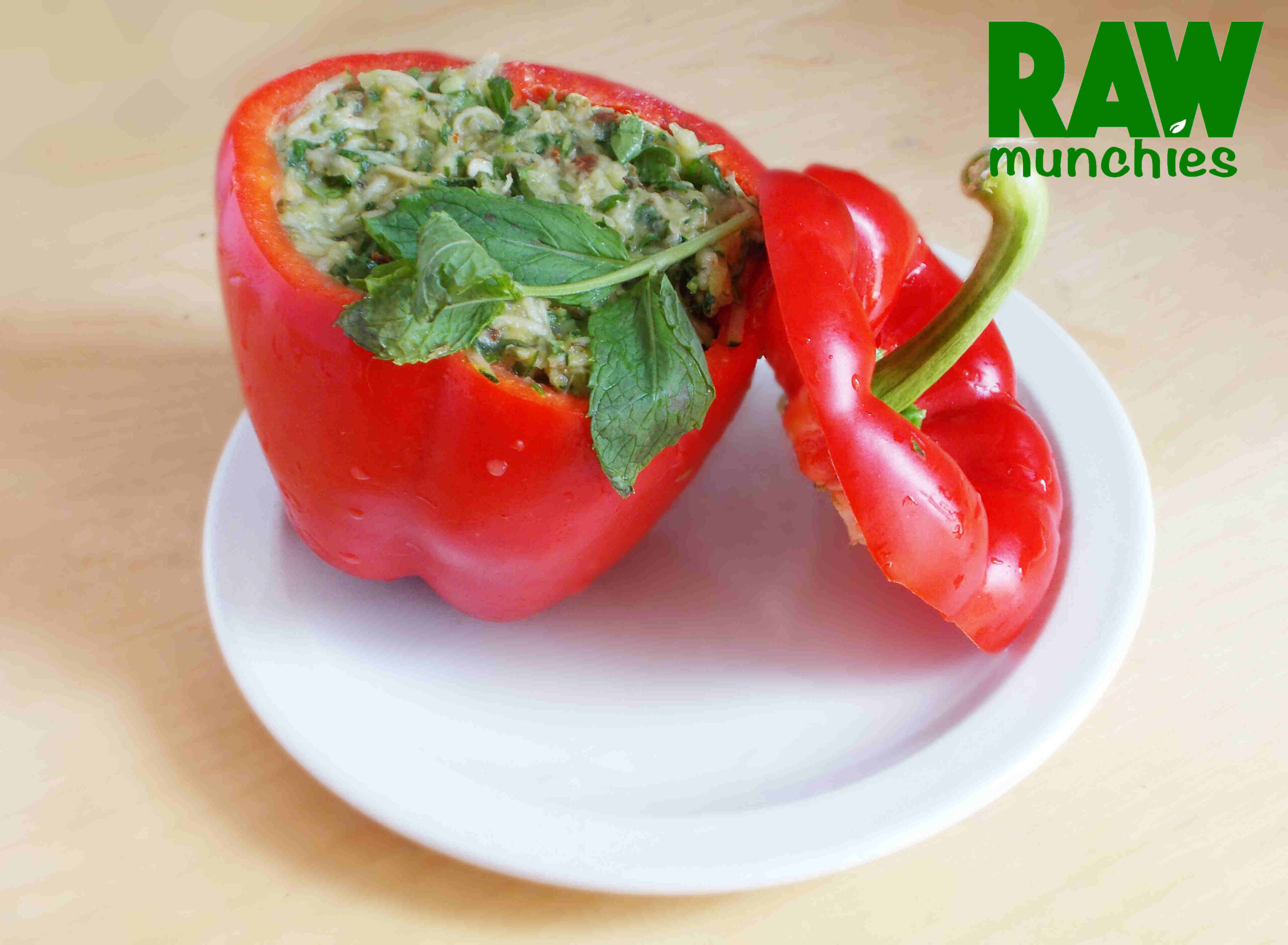 Raw Vegan Stuffed Peppers