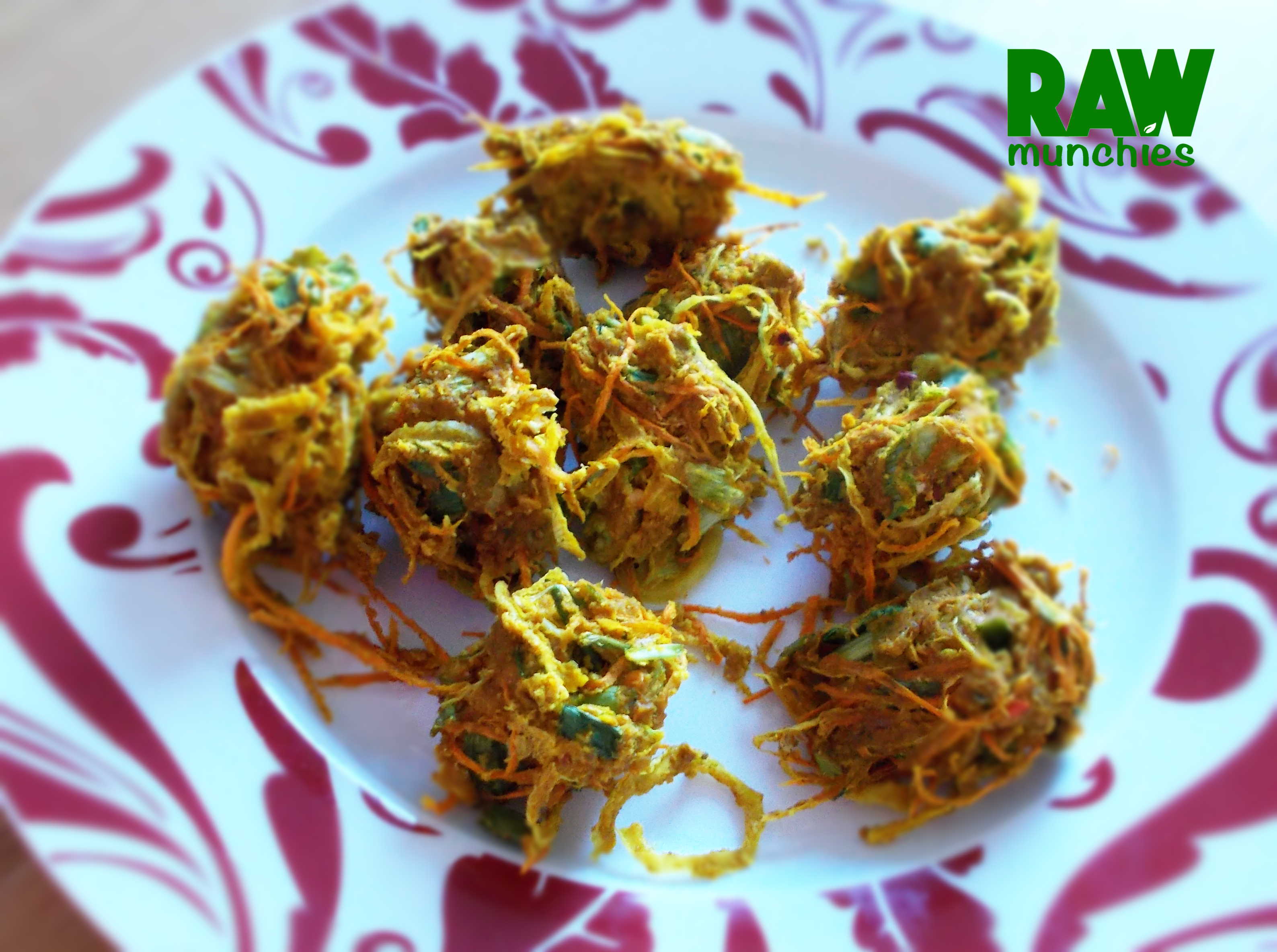 Raw Vegan Onion Pakora